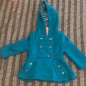 Urban Republic blue girl peacoat 12 Month